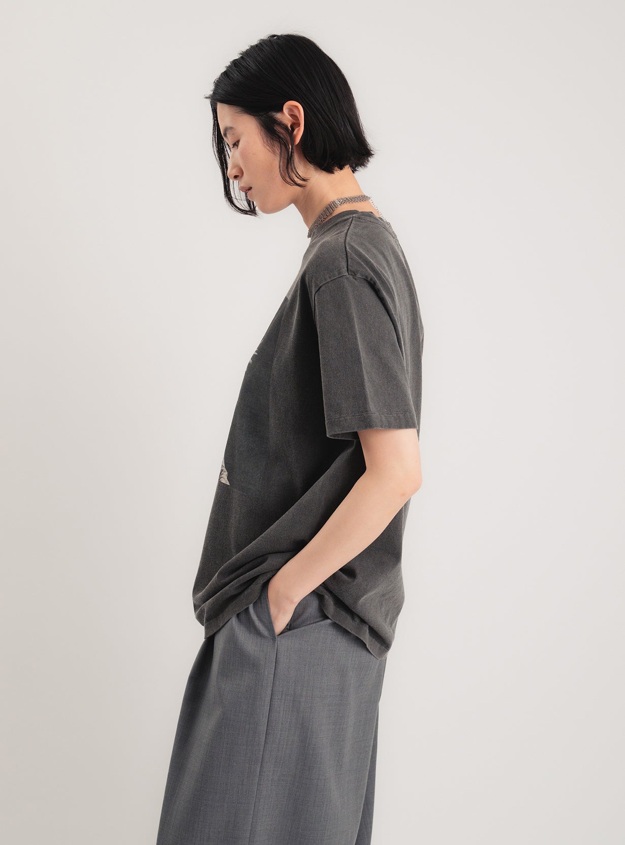 KUROiro TEE ROUND SHAPE S/S TEE with M!DOR! 2