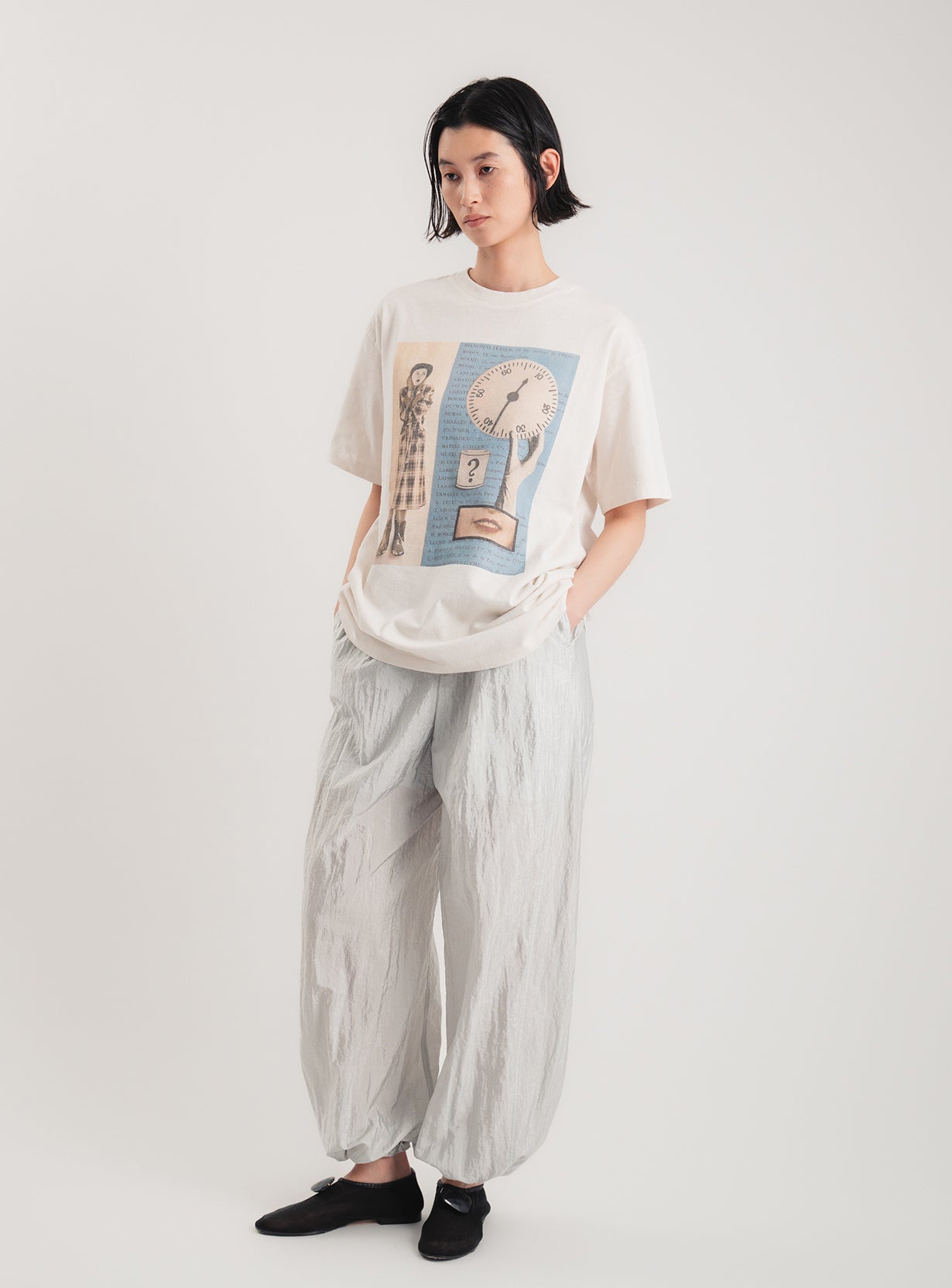 KUROiro TEE ROUND SHAPE S/S TEE with M!DOR! 3