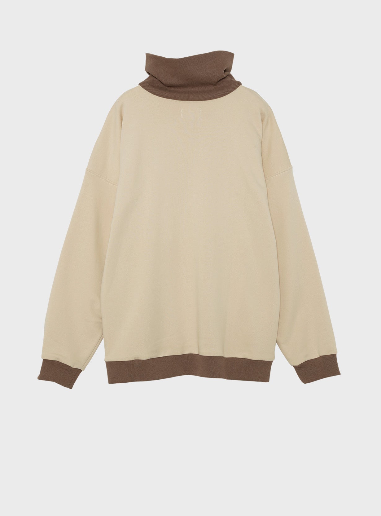 OVERSIZE LAYERED ZIP TOP