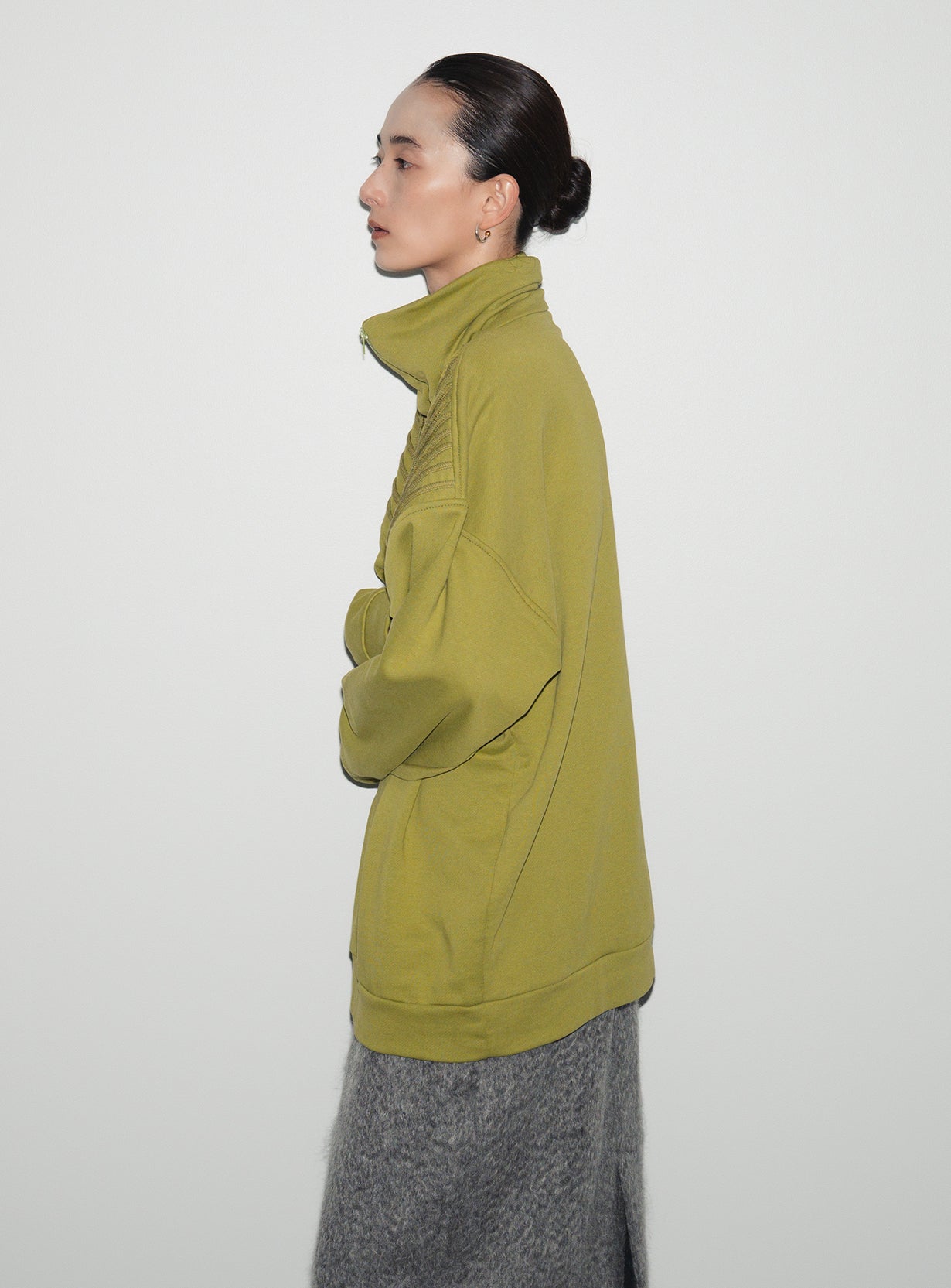 OVERSIZE ZIP TOP