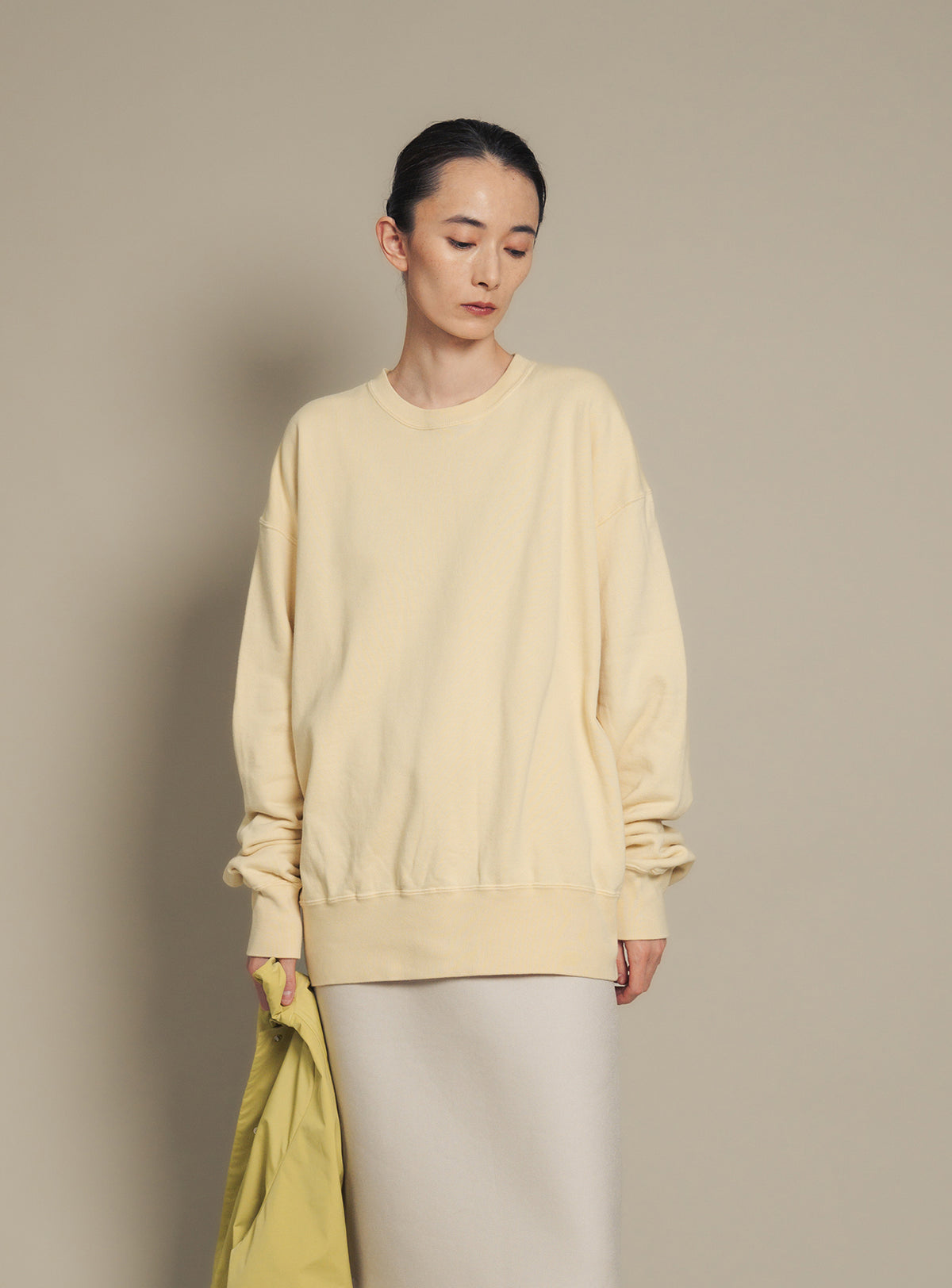 USED DYED CREW NECK SWEAT