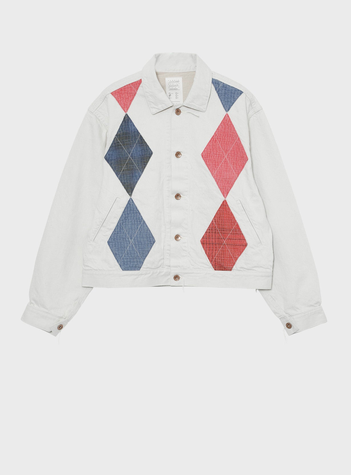 ARGYLE SASHIKO DENIM JACKET