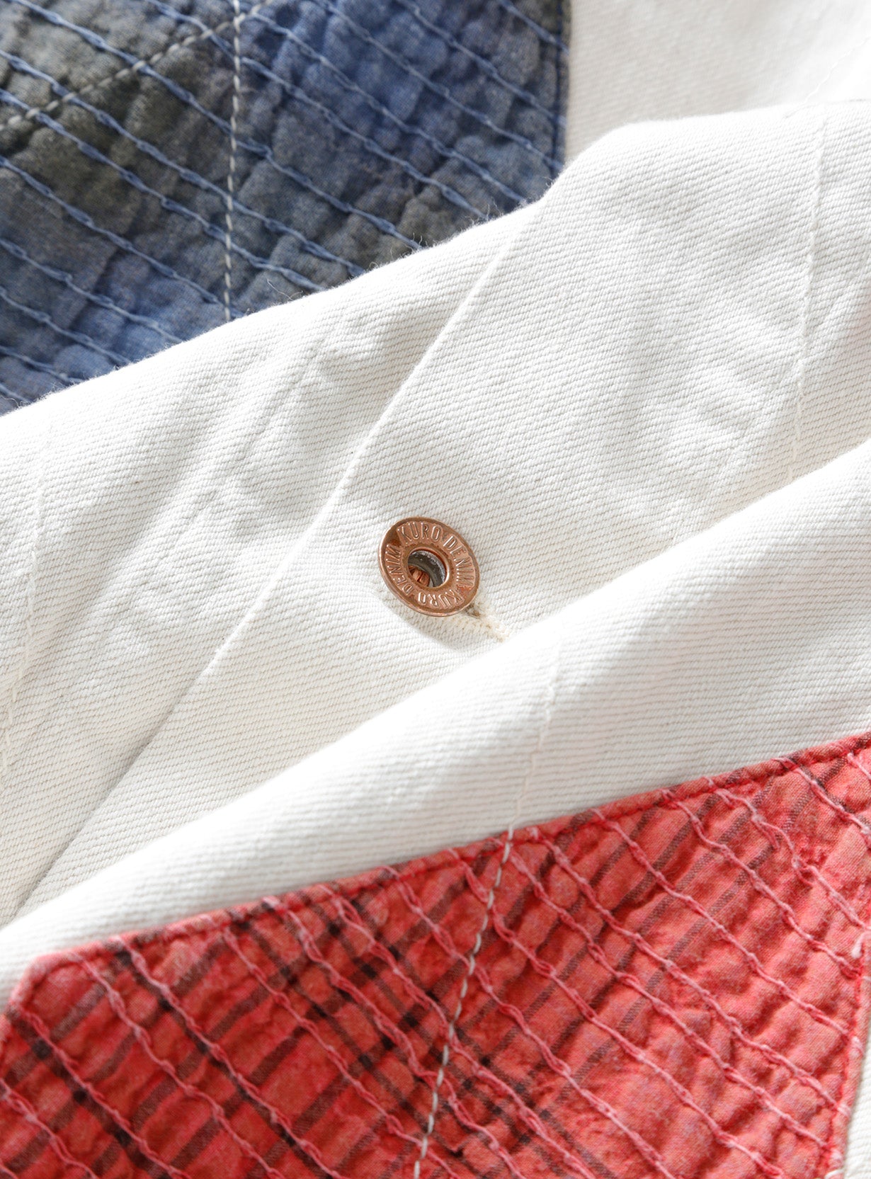 ARGYLE SASHIKO DENIM JACKET