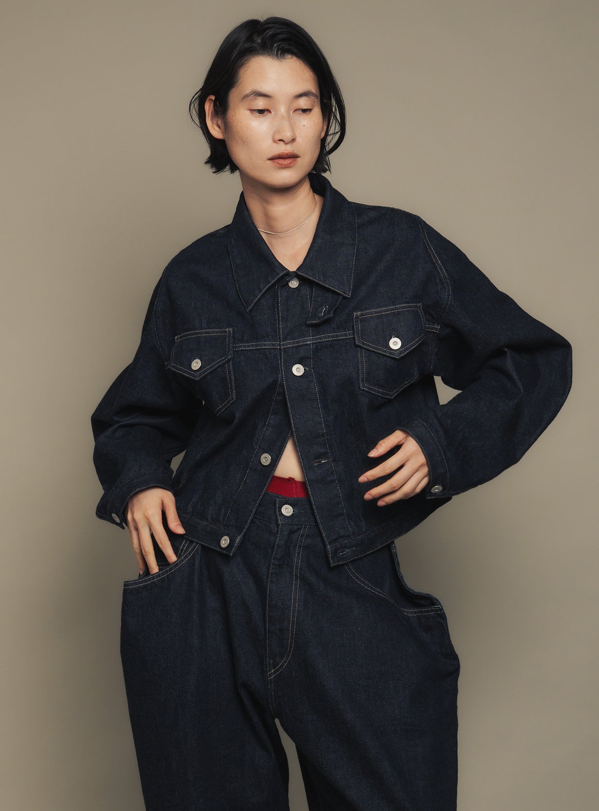 【予約商品】CROPPED DENIM JACKET