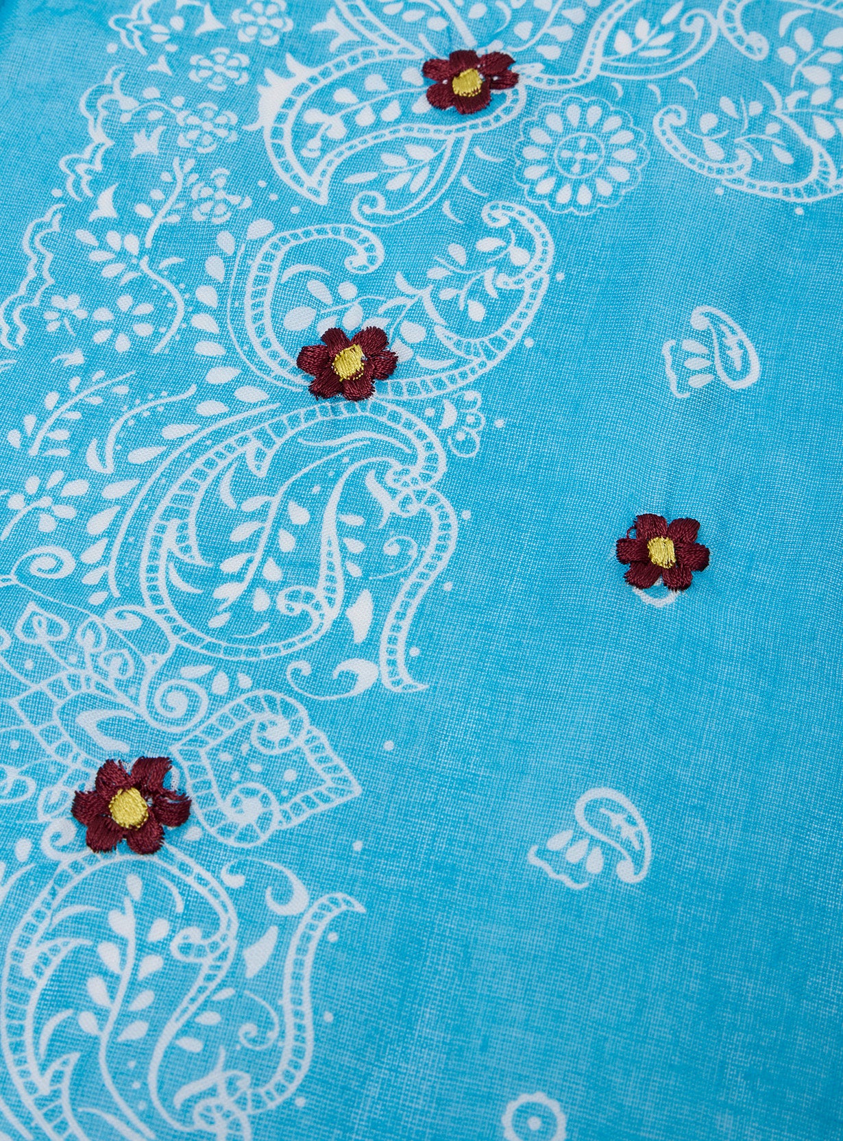 Daisy Embroidered Bandana