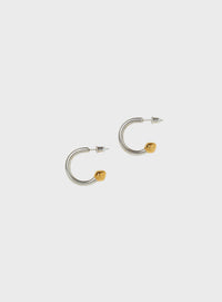 TWO TONE CUFF EARRINGS