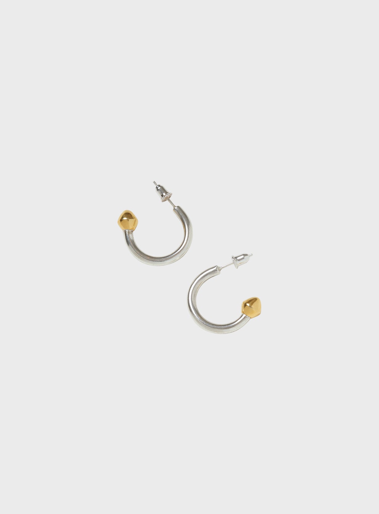 TWO TONE CUFF EARRINGS
