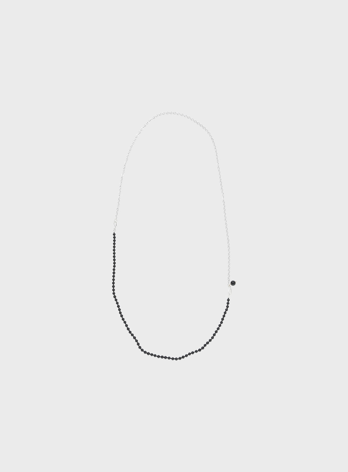 Onyx chain 4way necklace