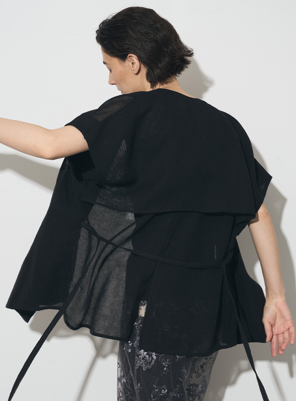 【予約商品】メッシュハオリブラウス