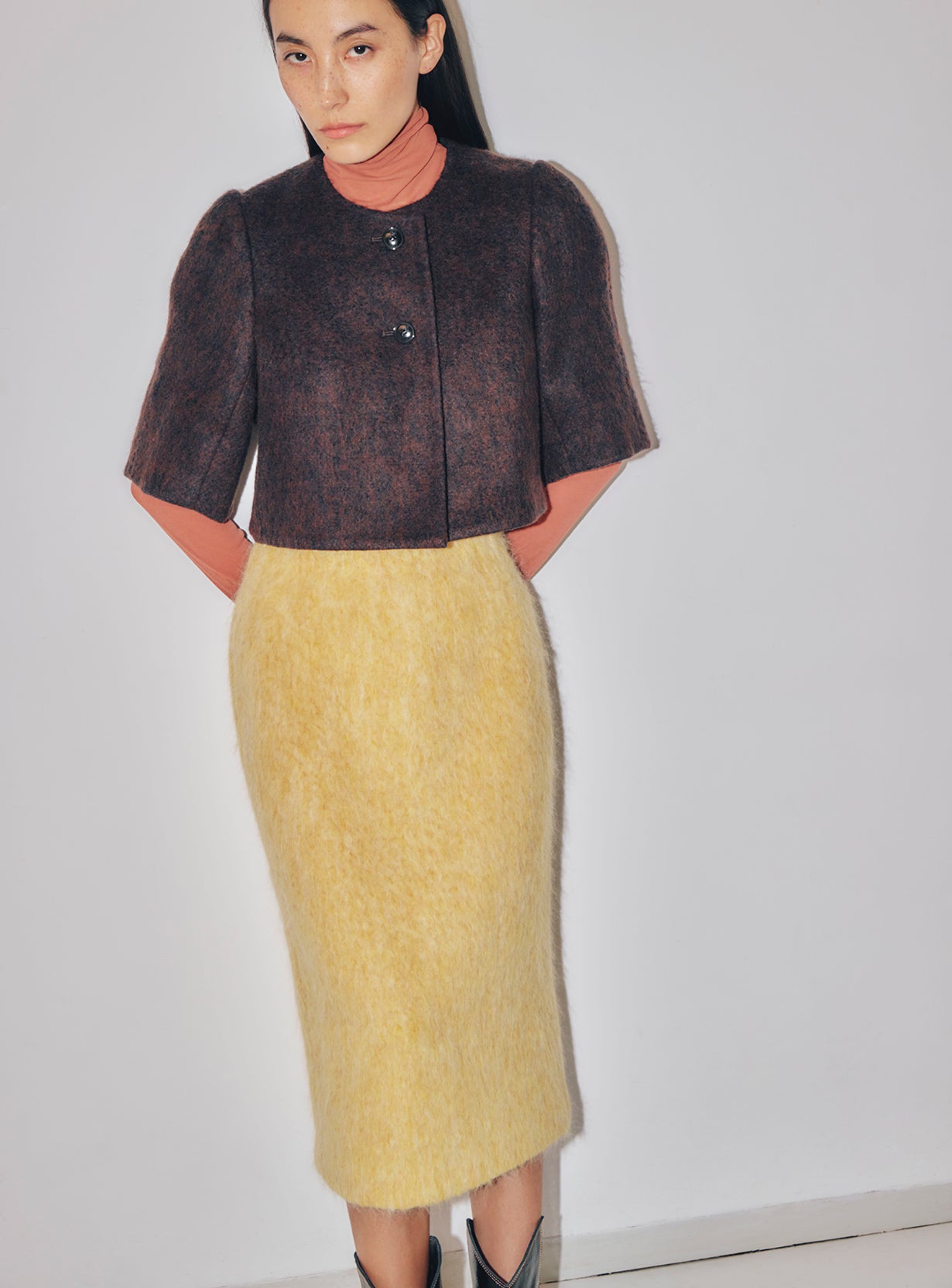 【予約商品】シャギーショートボレロ