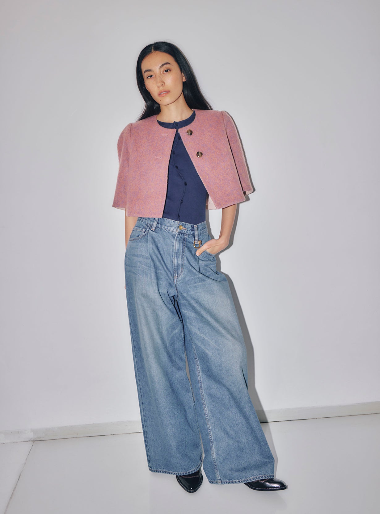 【予約商品】シャギーショートボレロ