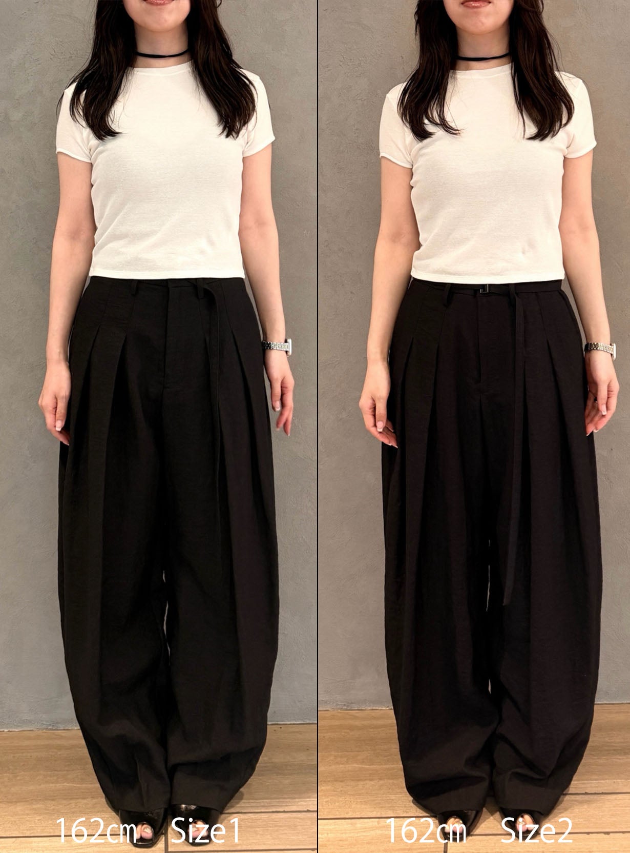 リネンレーヨンバレルパンツ