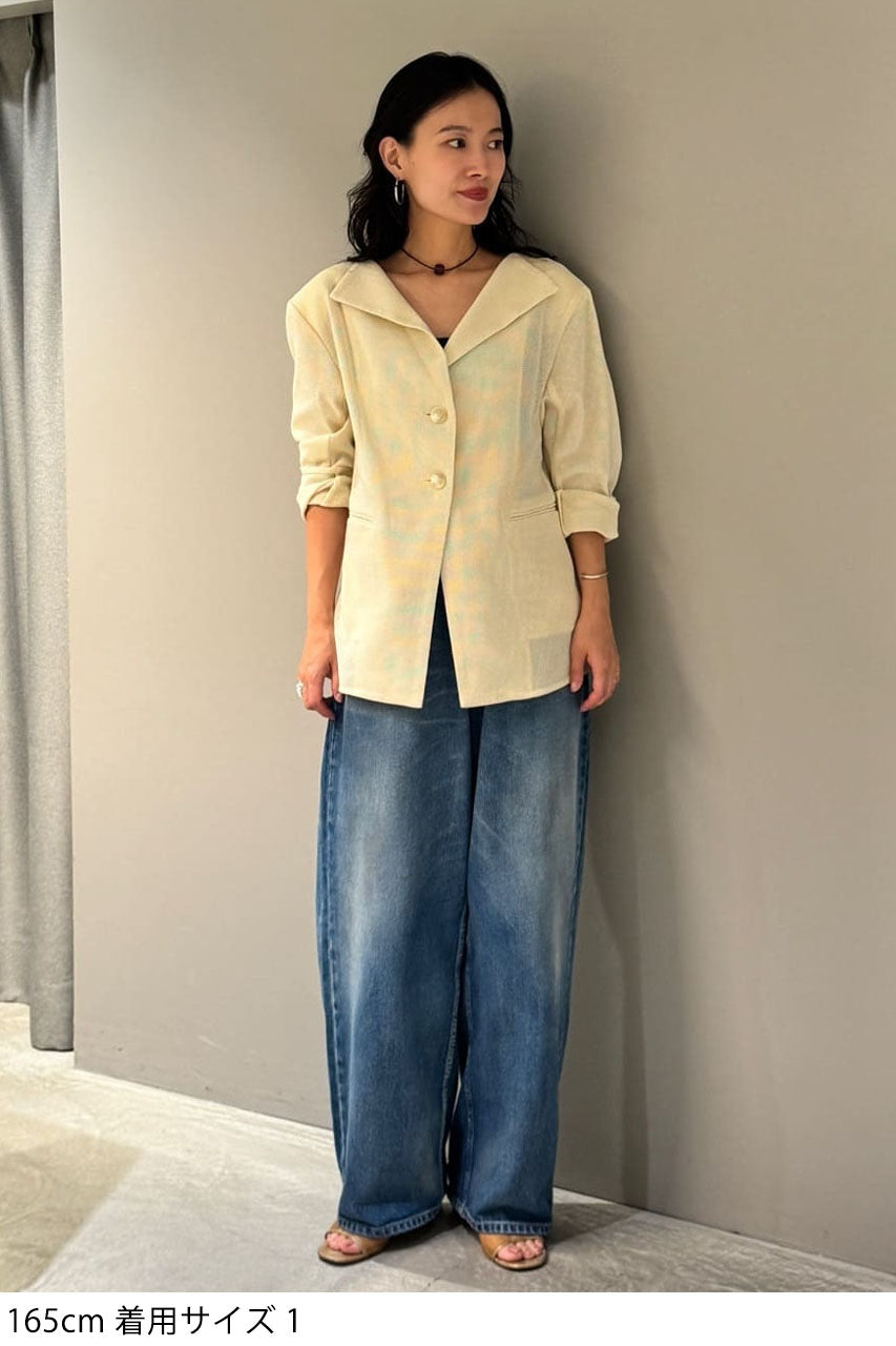 rメッシュジャケットカーディガン