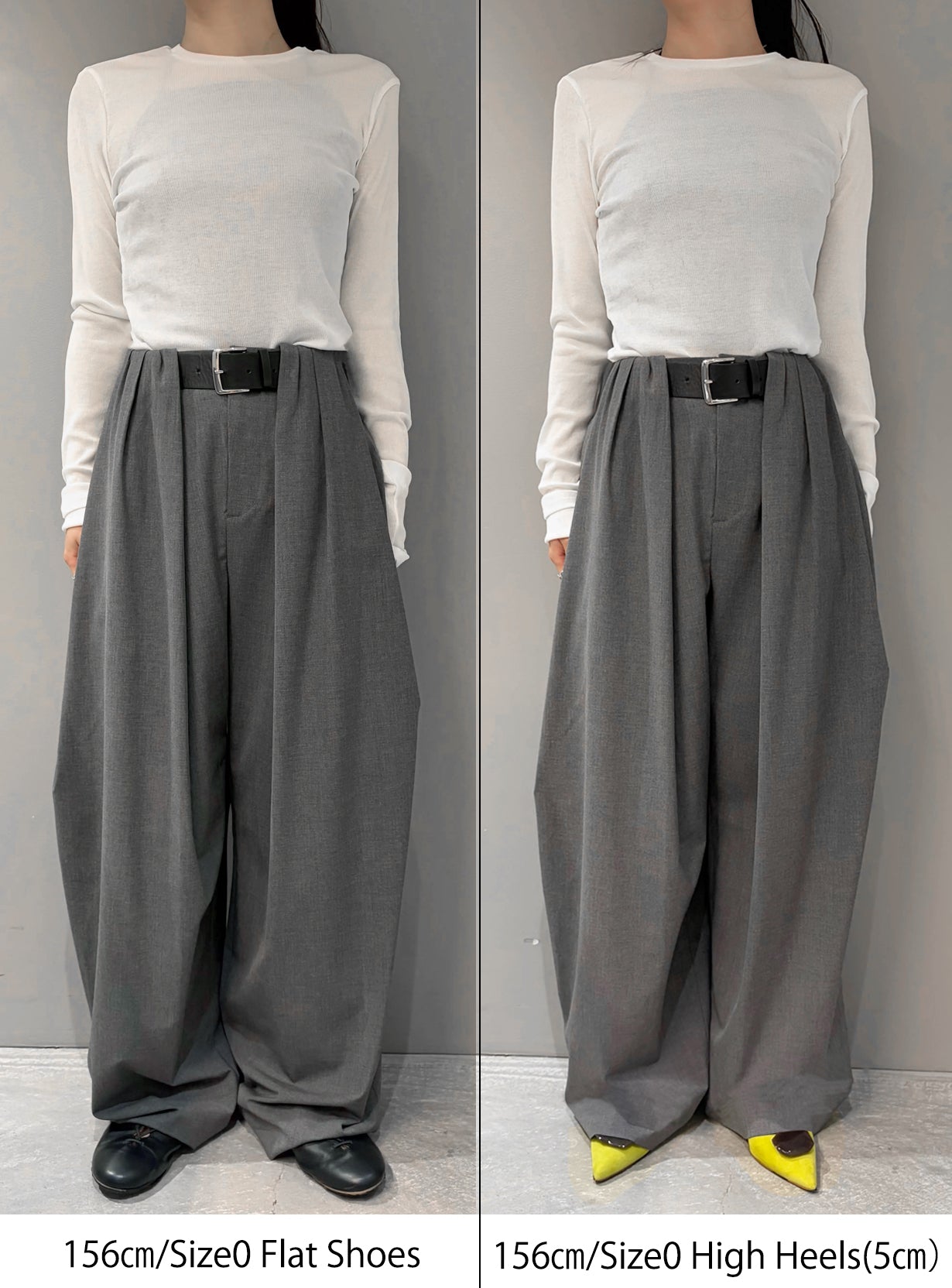 予約商品】ベルトオーバーレイタックパンツ