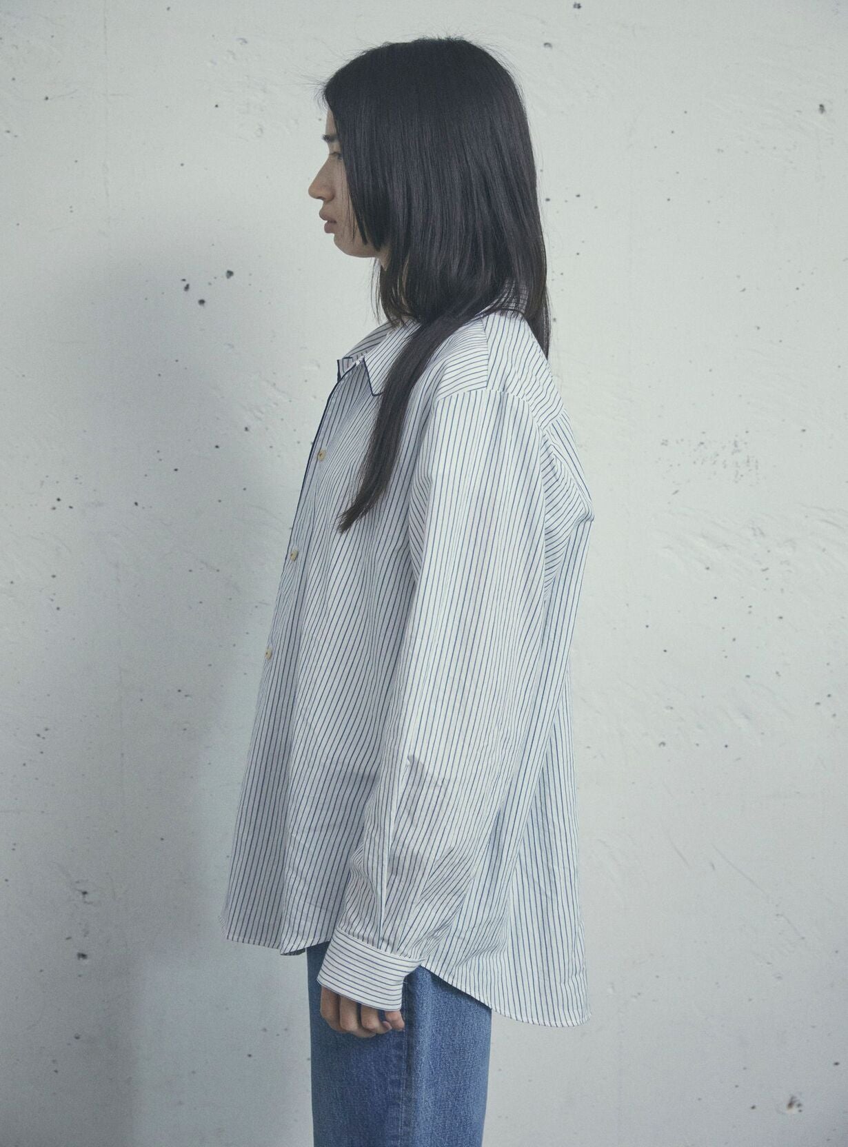 QUIET STRIPE PIPING SHIRT