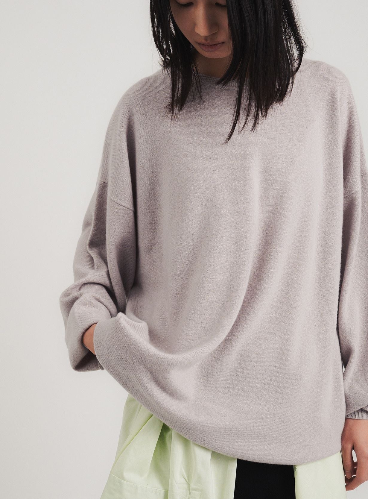 ｒカシミアルーズニットプルオーバー