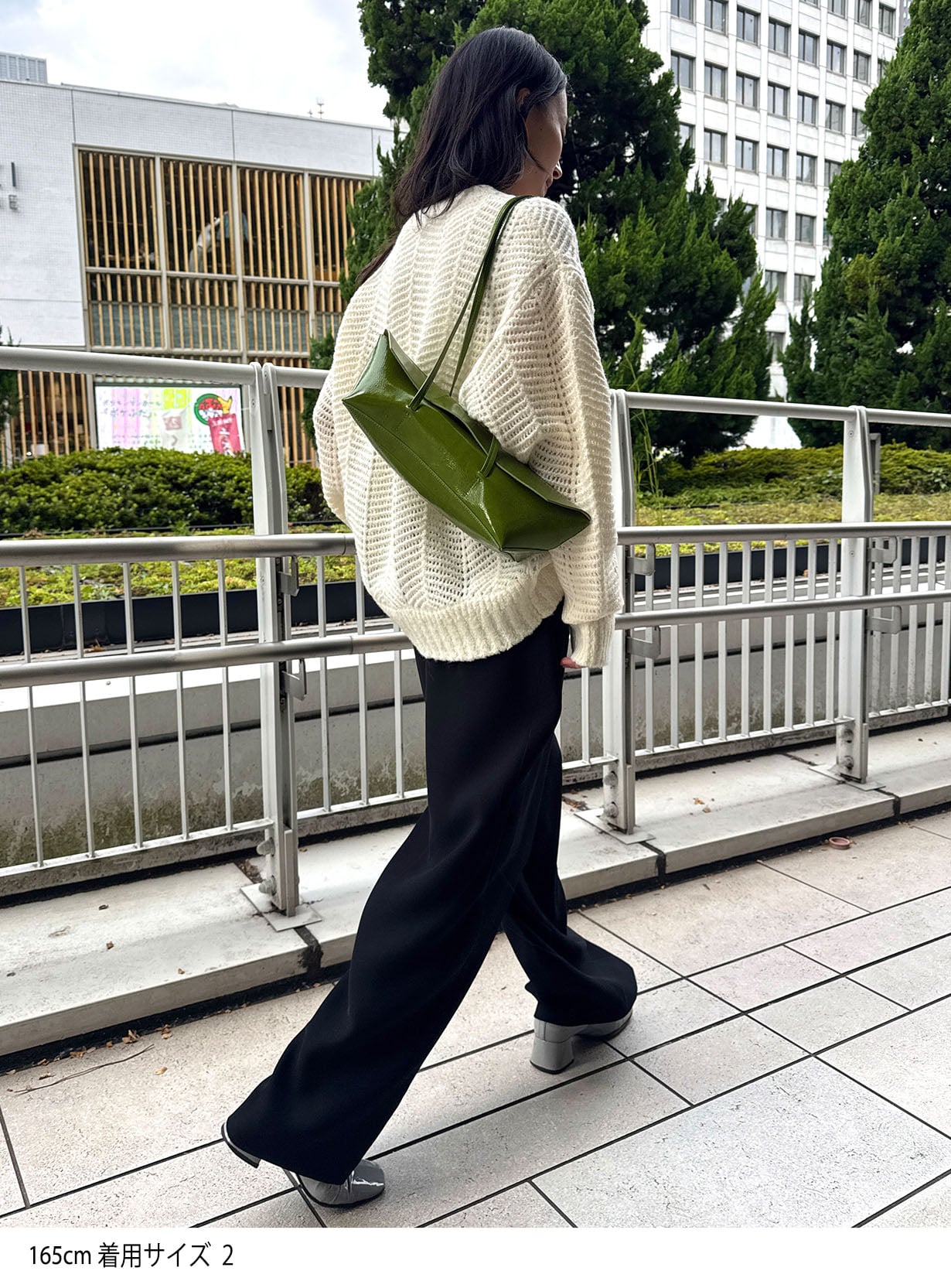 ソリッドギャザーパンツ