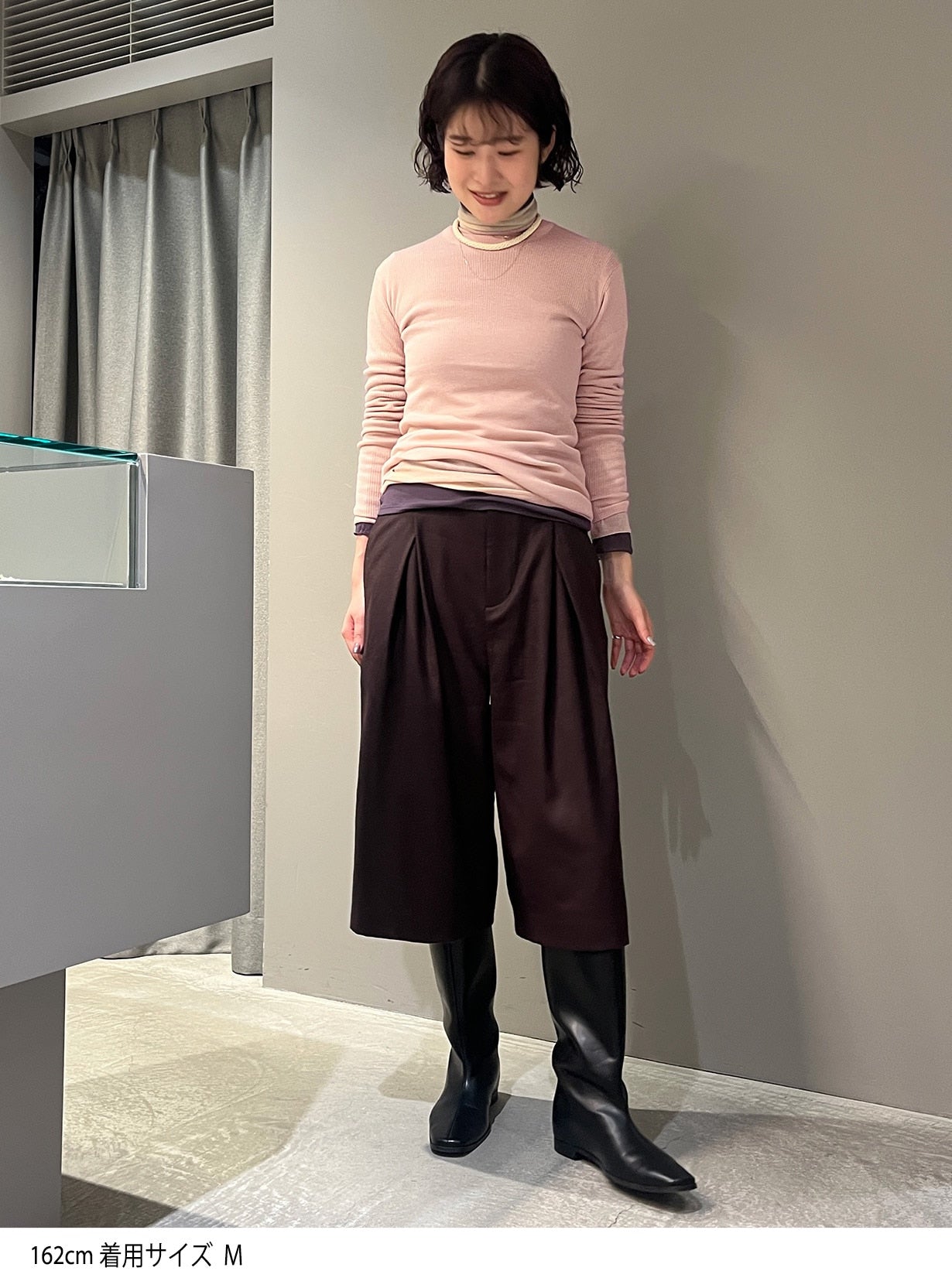 ｒカシミヤリブプルオーバー