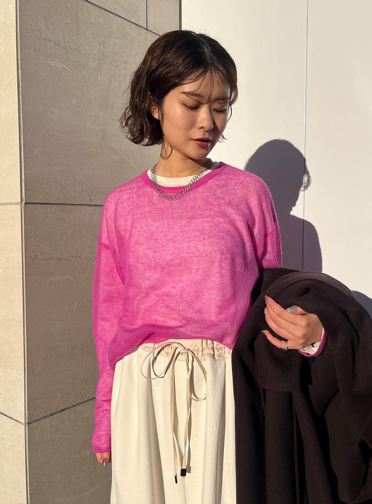 モヘアルーズプルオーバー
