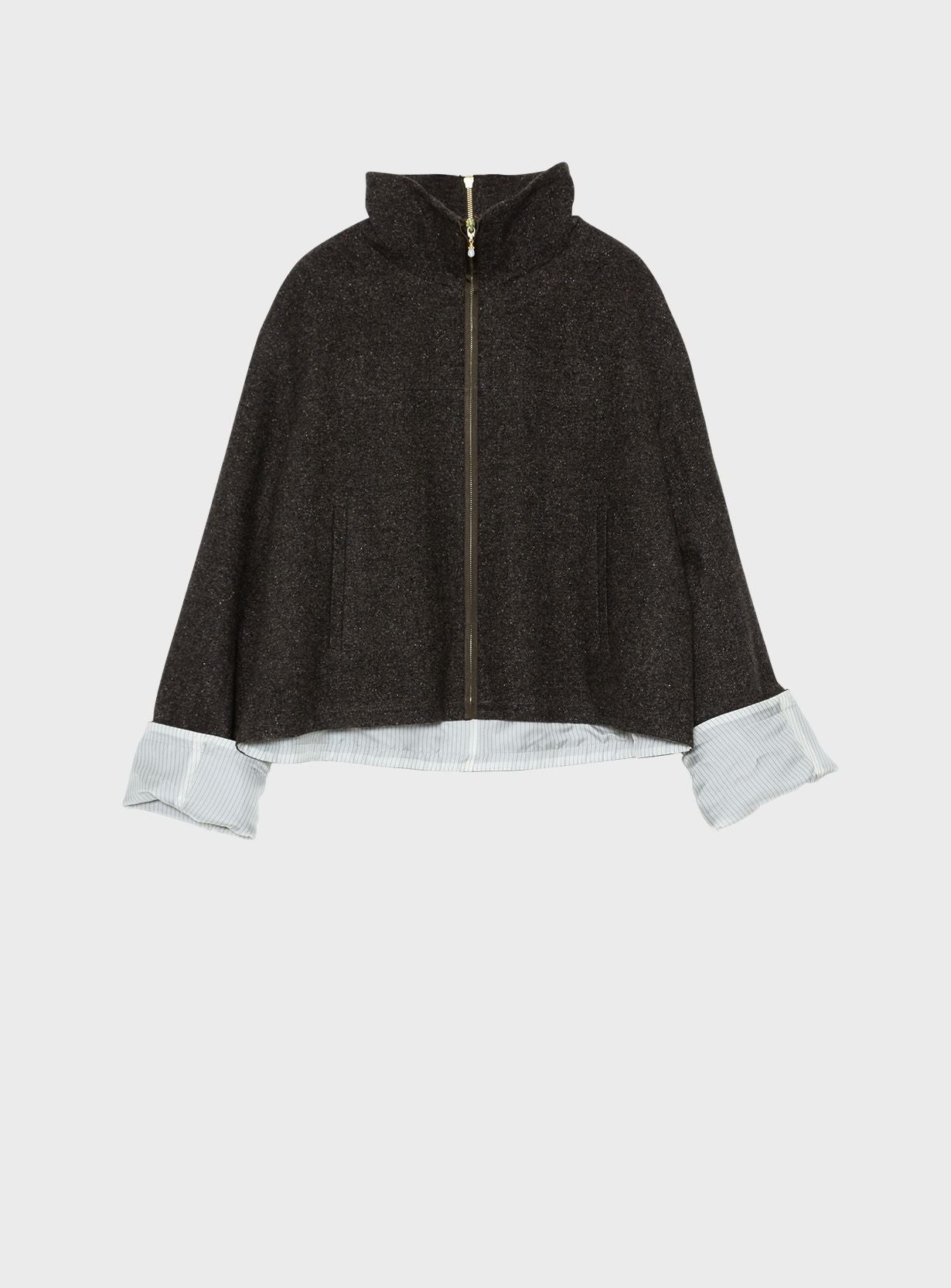 【予約商品】シルクネップジップジャケット