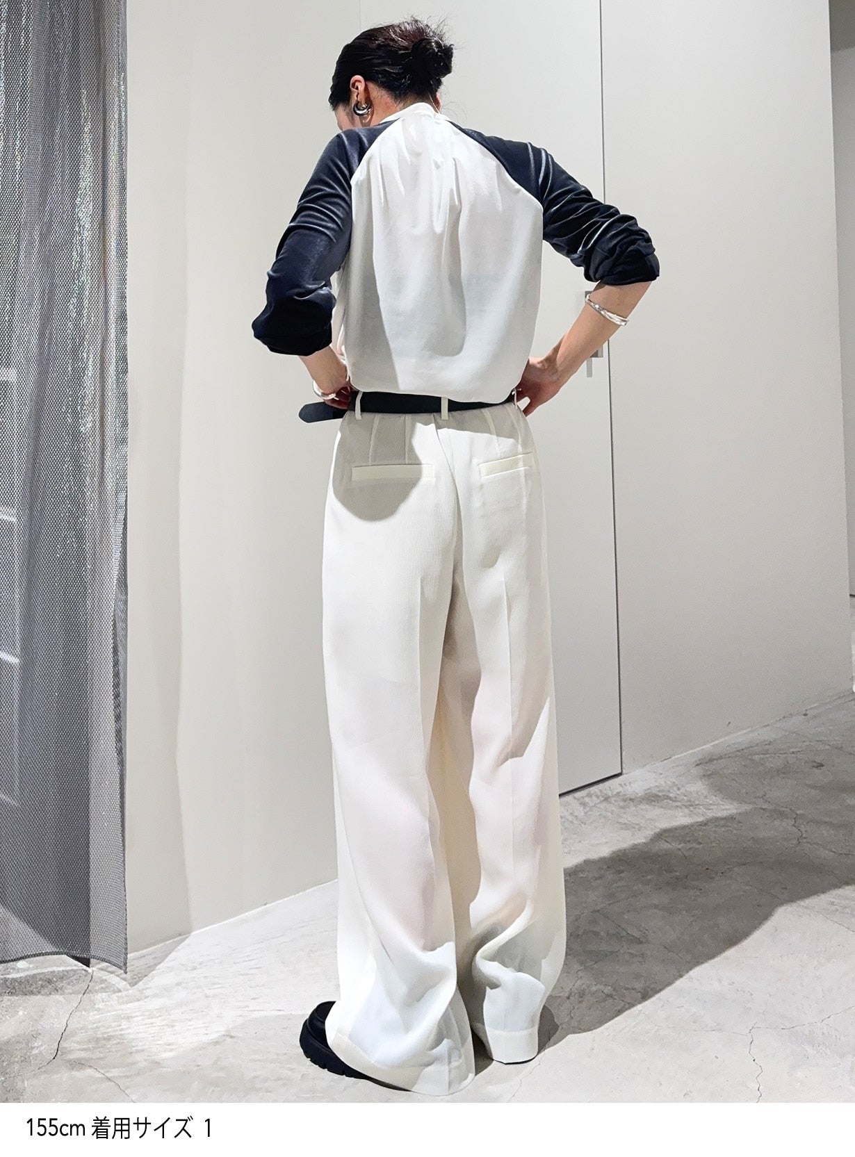 ｒストライプストレートパンツ