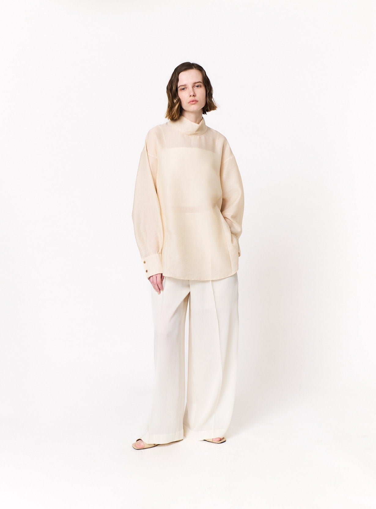 ｒストライプストレートパンツ