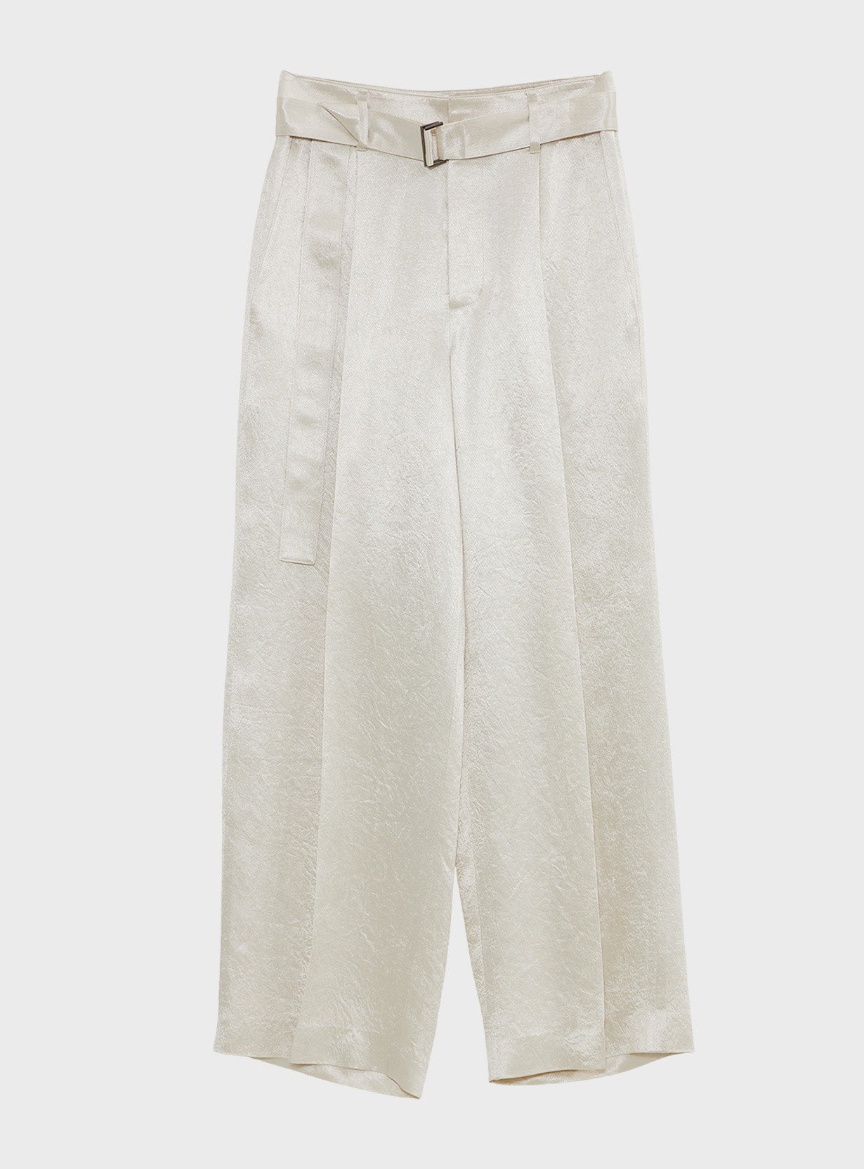 ベルテッドストレートパンツ