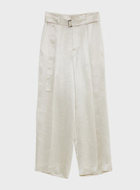 ベルテッドストレートパンツ