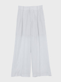 ｒストライプストレートパンツ