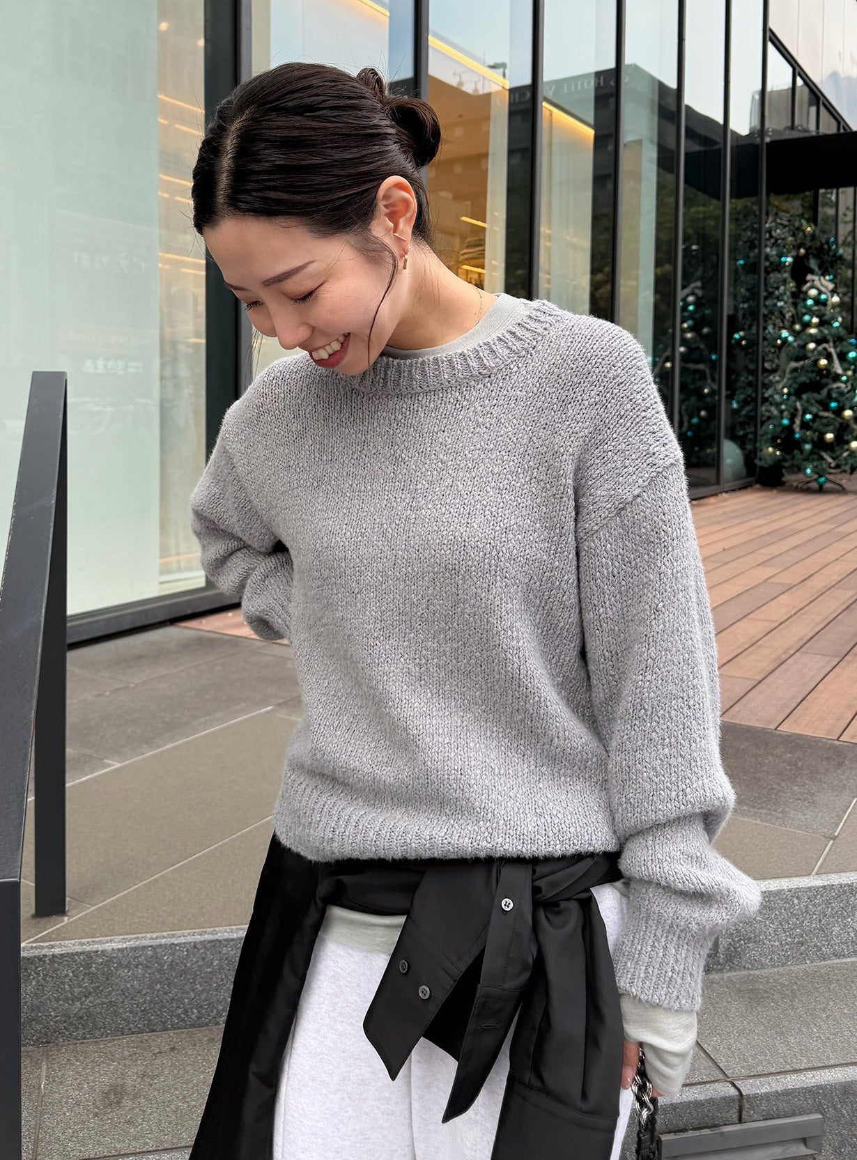 スラブリリーフェザープルオーバー