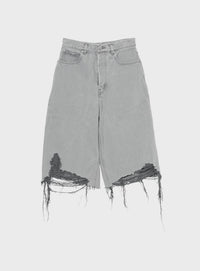 リメイクデニムショーツ