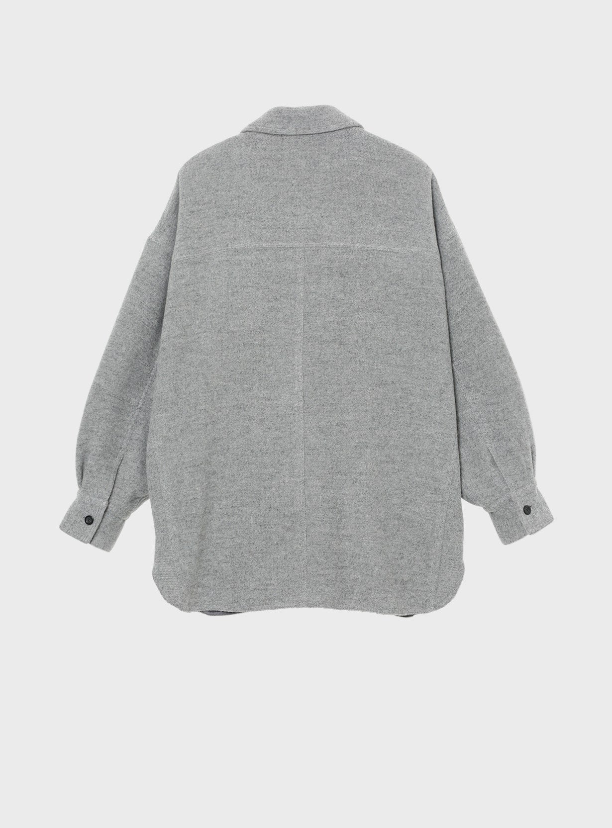 ブラッシュドウールミドルコート