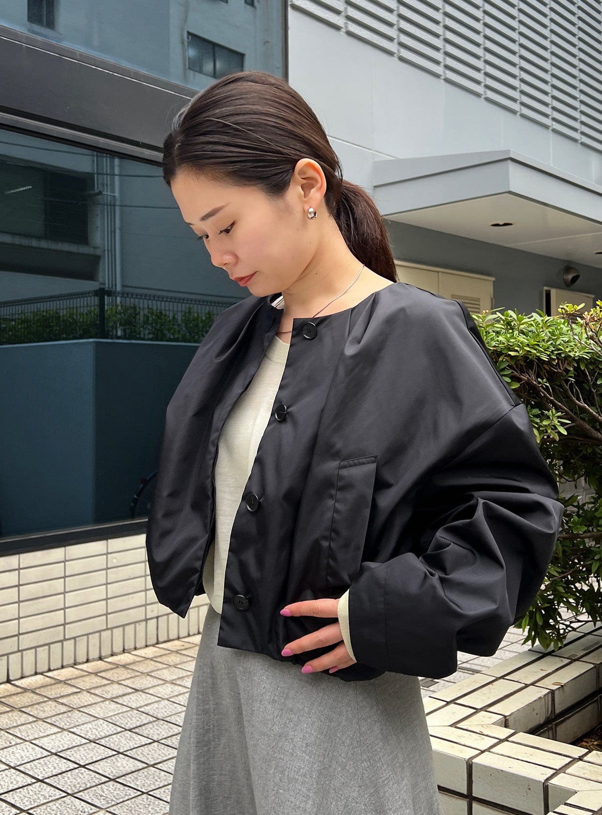 ｒショートボリュームブルゾン