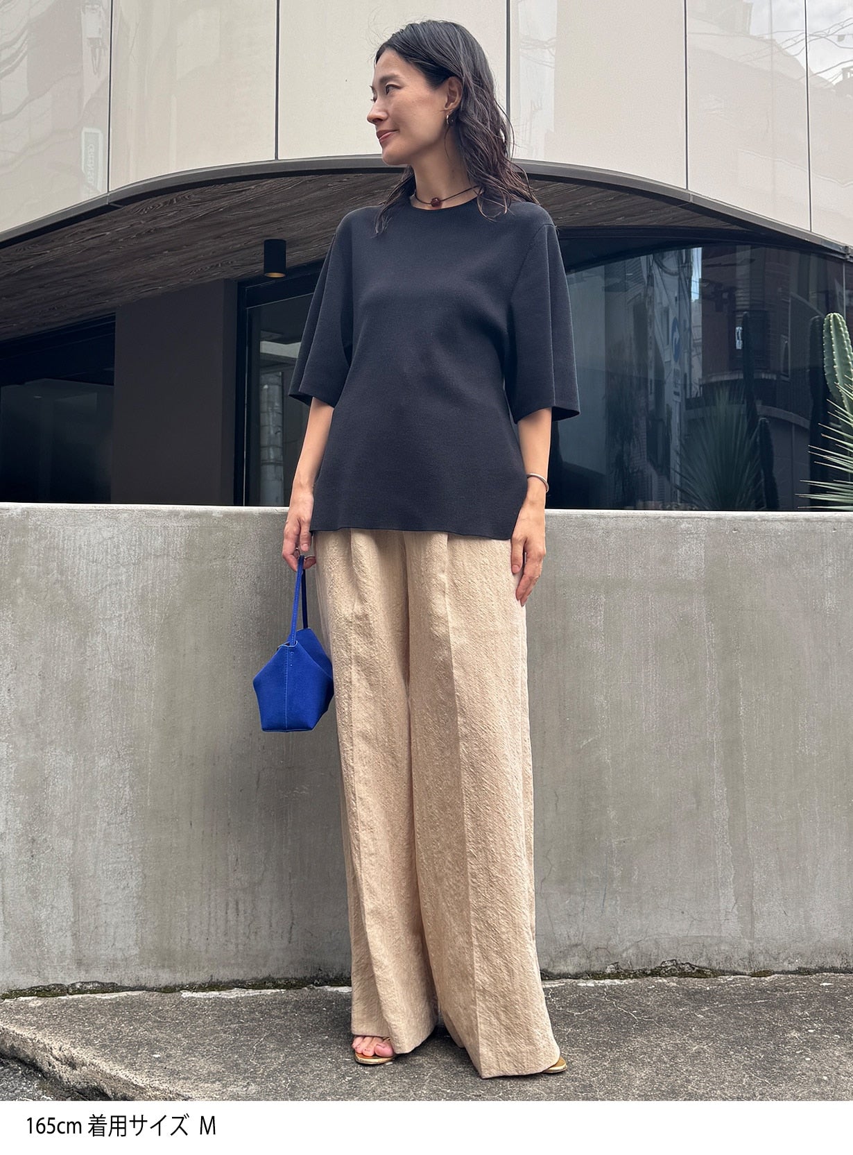 ｒハーフスリーブニットTシャツ
