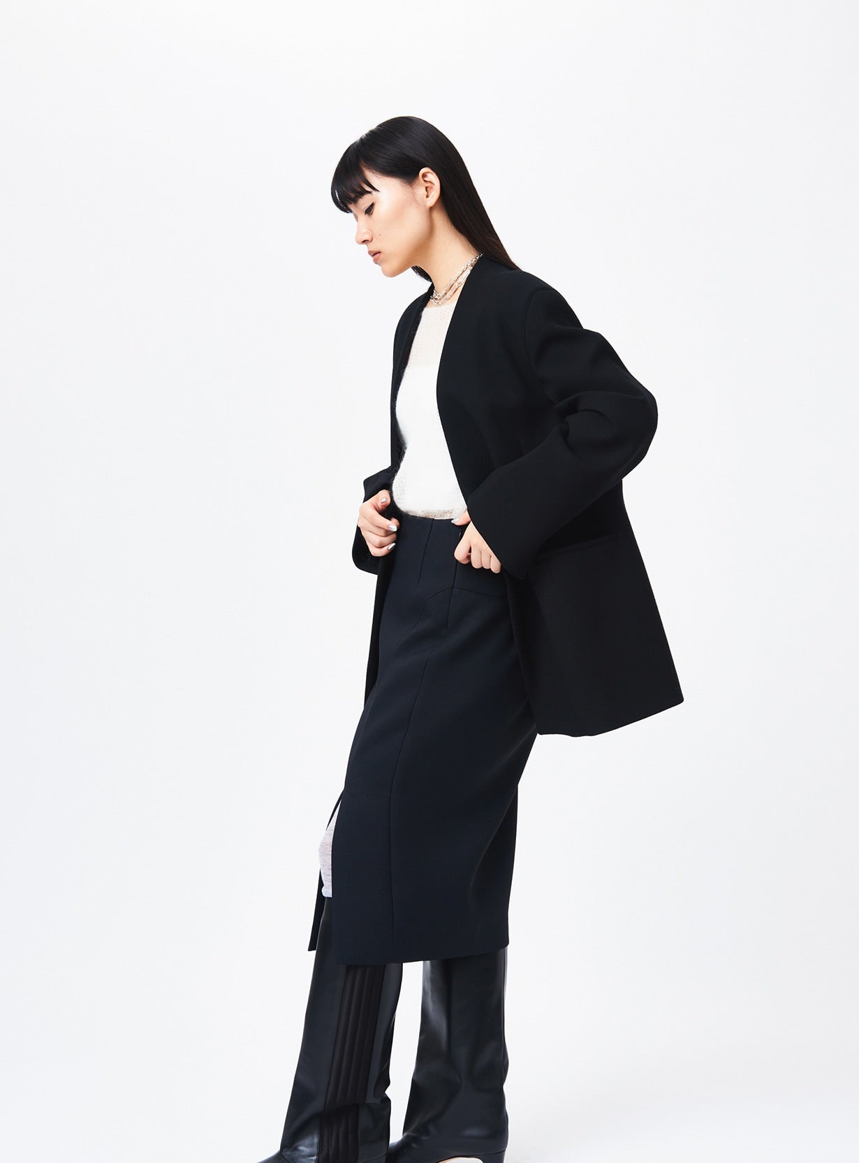 ジョーゼットタイトスカート