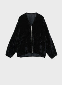 シアーベルベットブルゾン