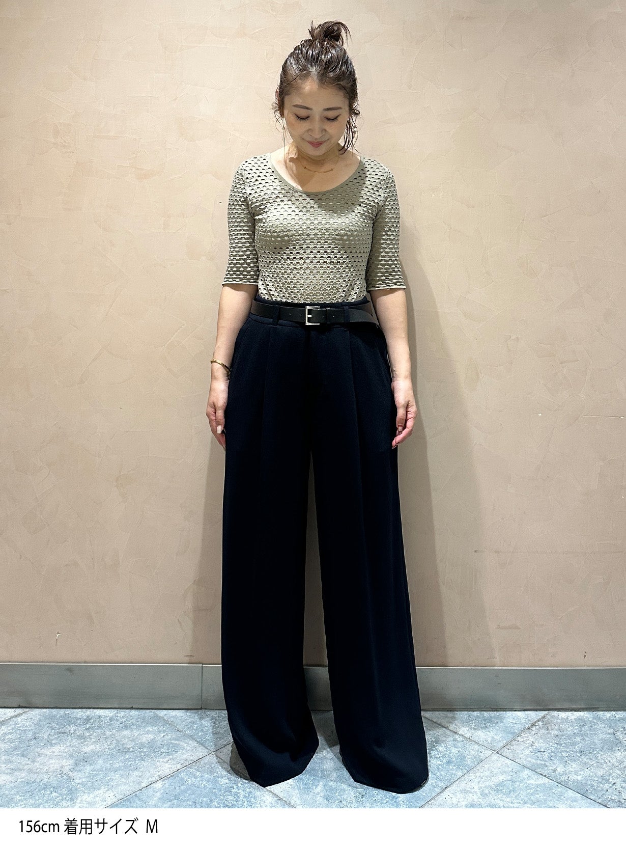 rメッシュニットボディースーツ