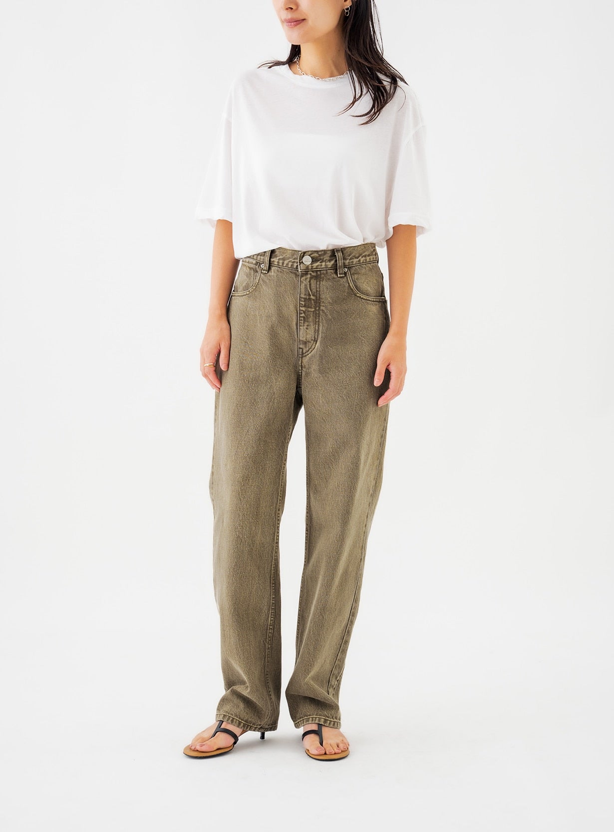 rフェードダイストレートデニム