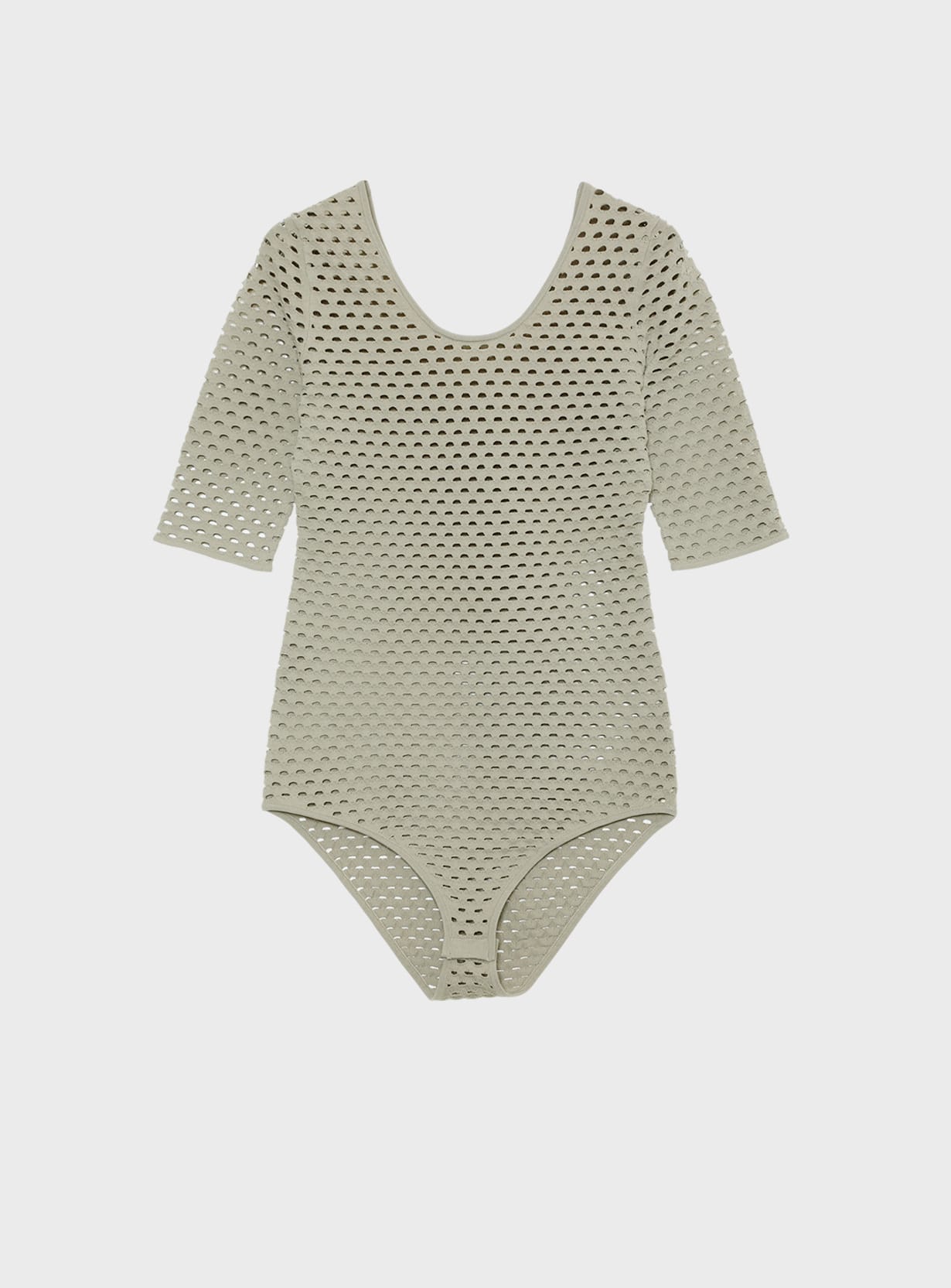 rメッシュニットボディースーツ