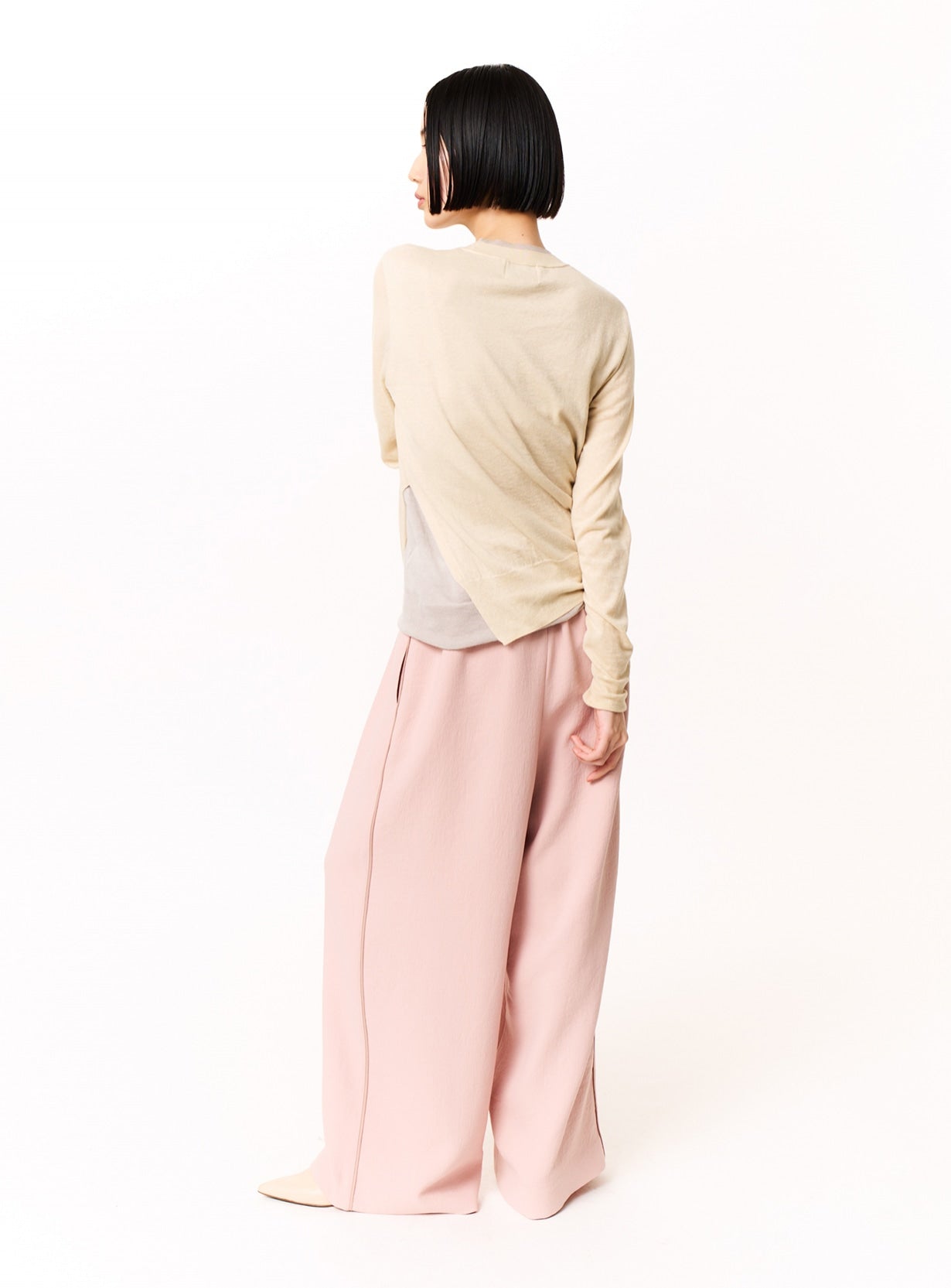 ｒコットンウールレイヤードプルオーバー