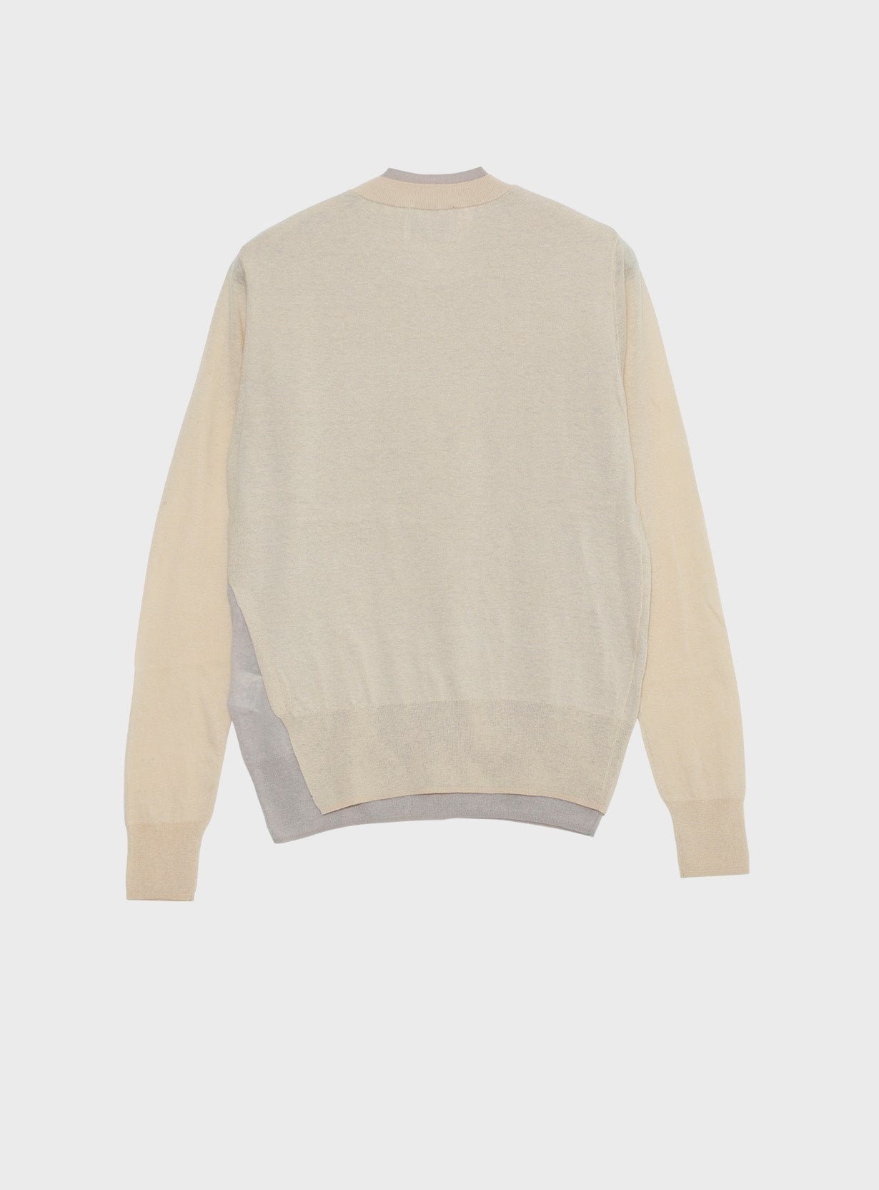 ｒコットンウールレイヤードプルオーバー