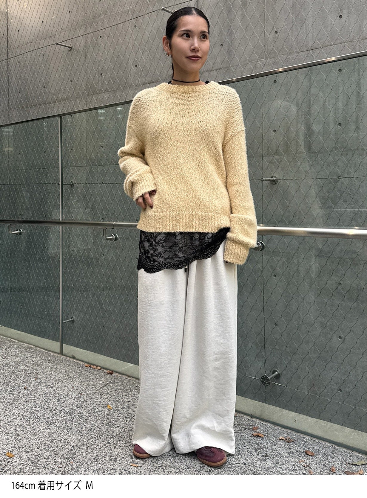 スラブリリーフェザープルオーバー