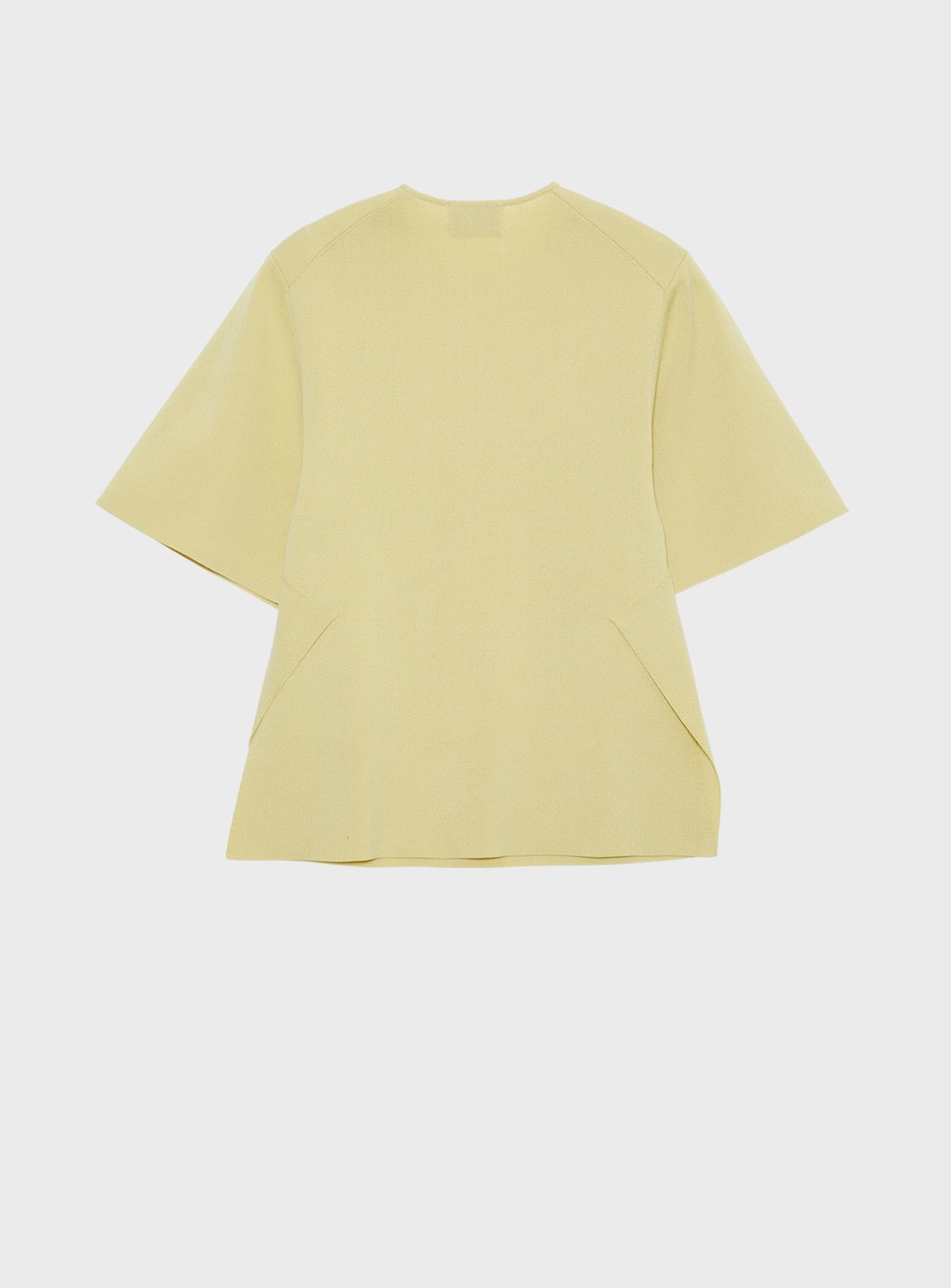 rハーフスリーブニットTシャツ