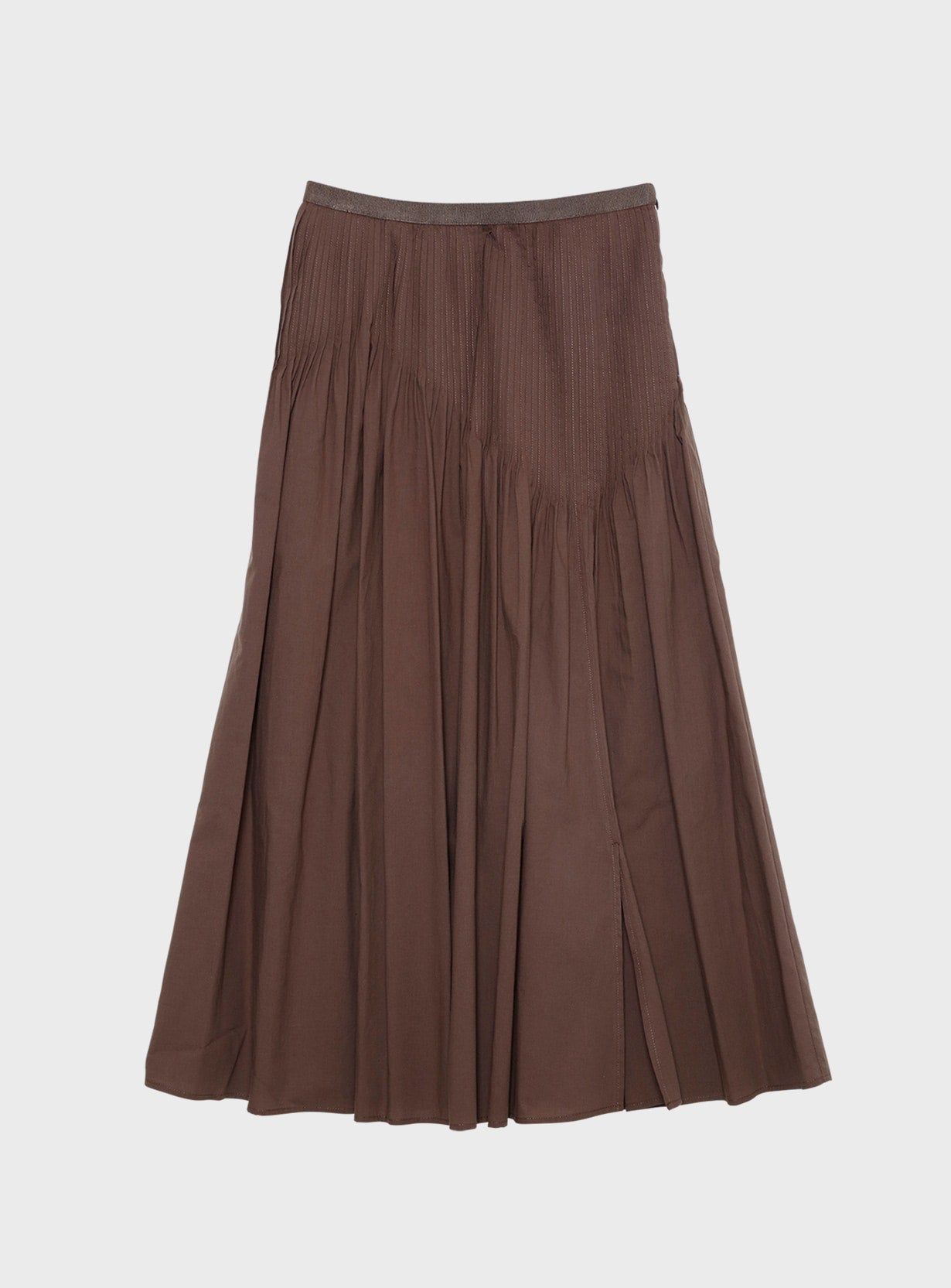 ピンタックスカート