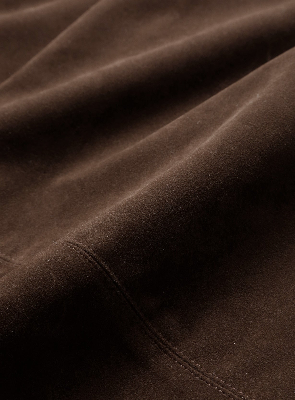 ｒスウェードイレギュラーヘムスカート