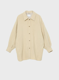 ブラッシュドウールミドルコート