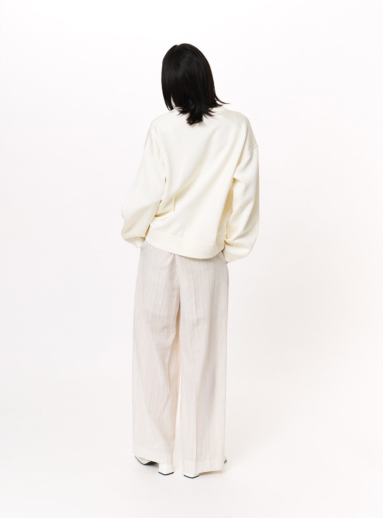 ｒストライプストレートパンツ