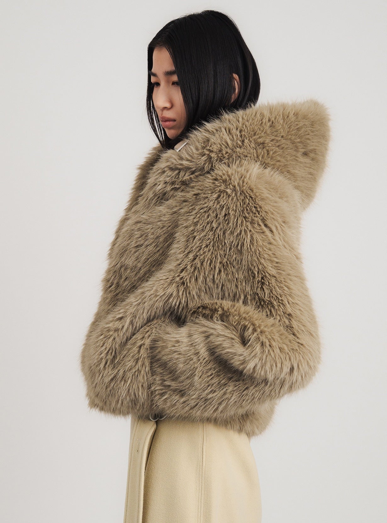 フェイクファーブルゾン