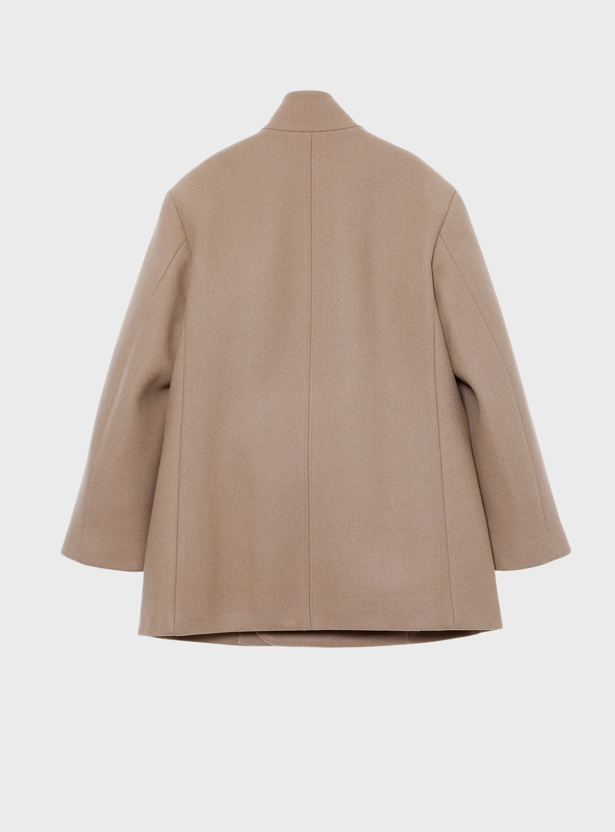 スタンドカラーメルトンコート