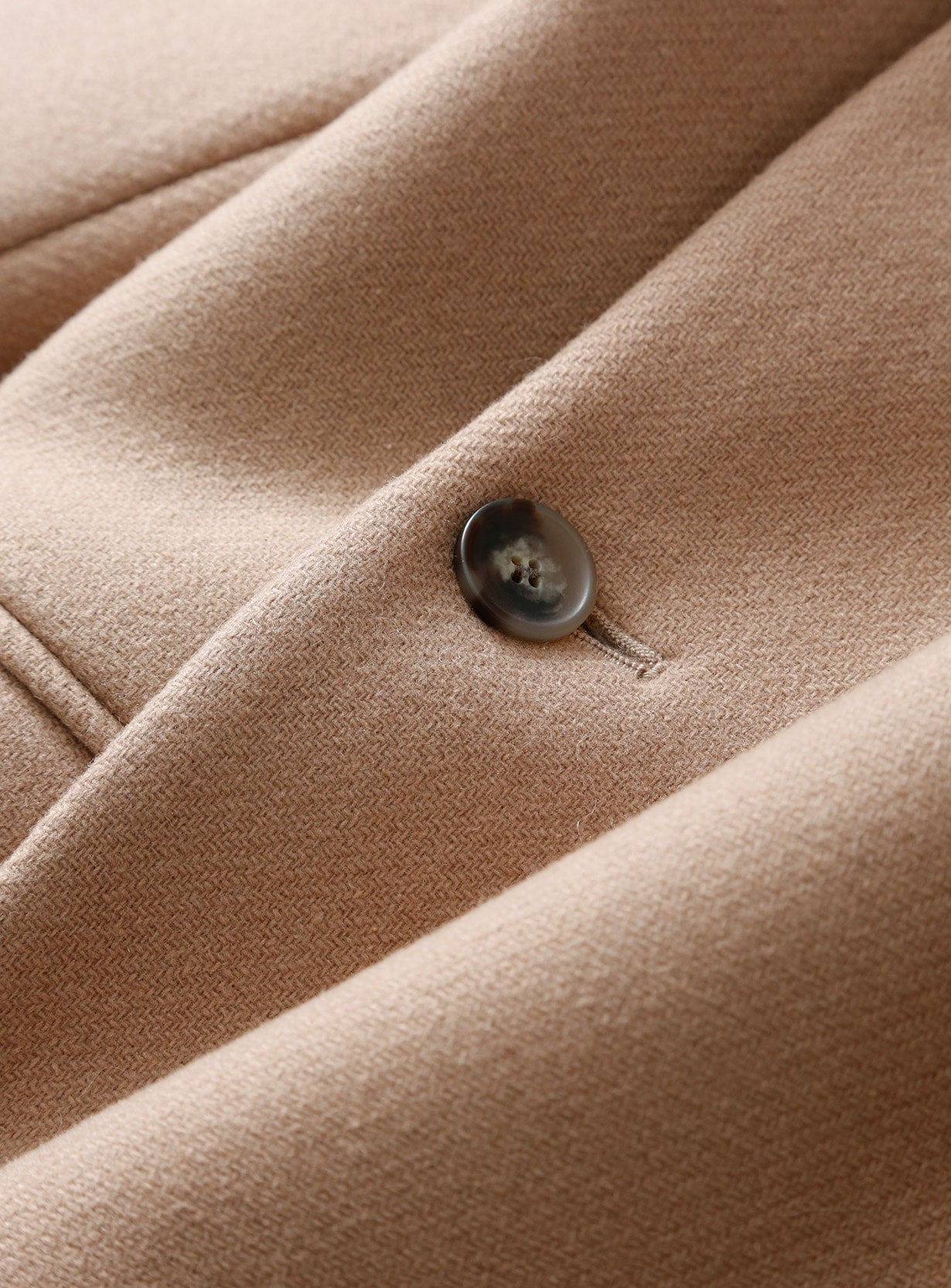 スタンドカラーメルトンコート